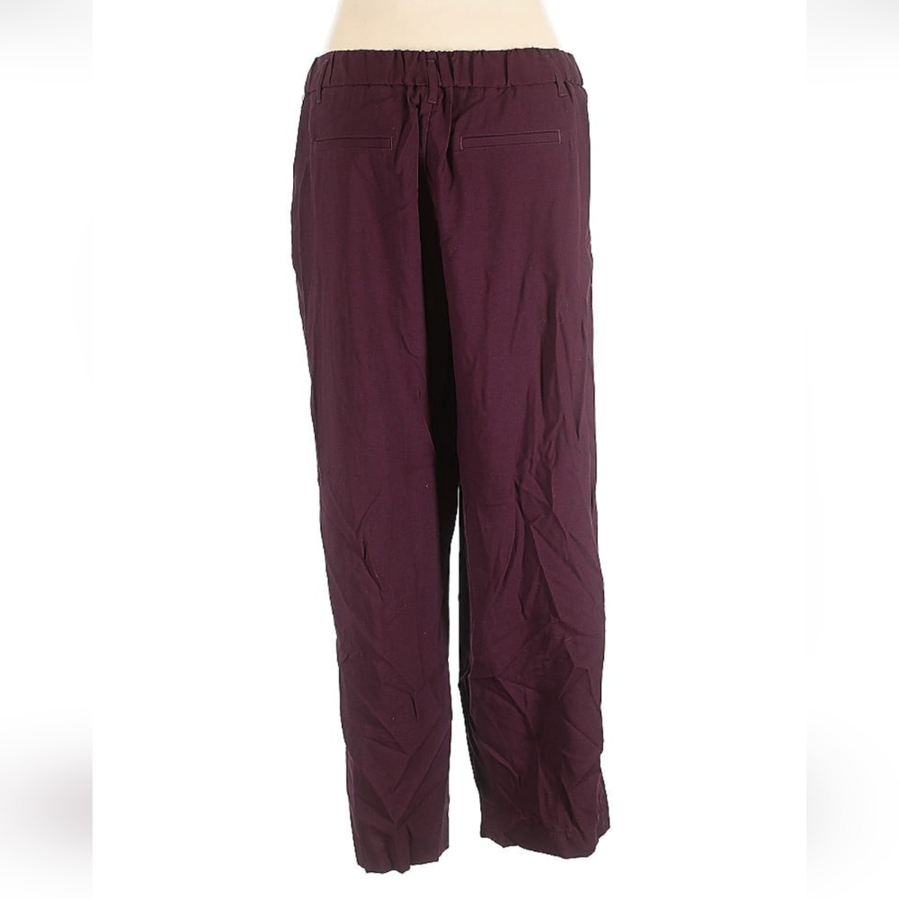 A New Day Burgundy Trouser Pants - Picture 2 of 3